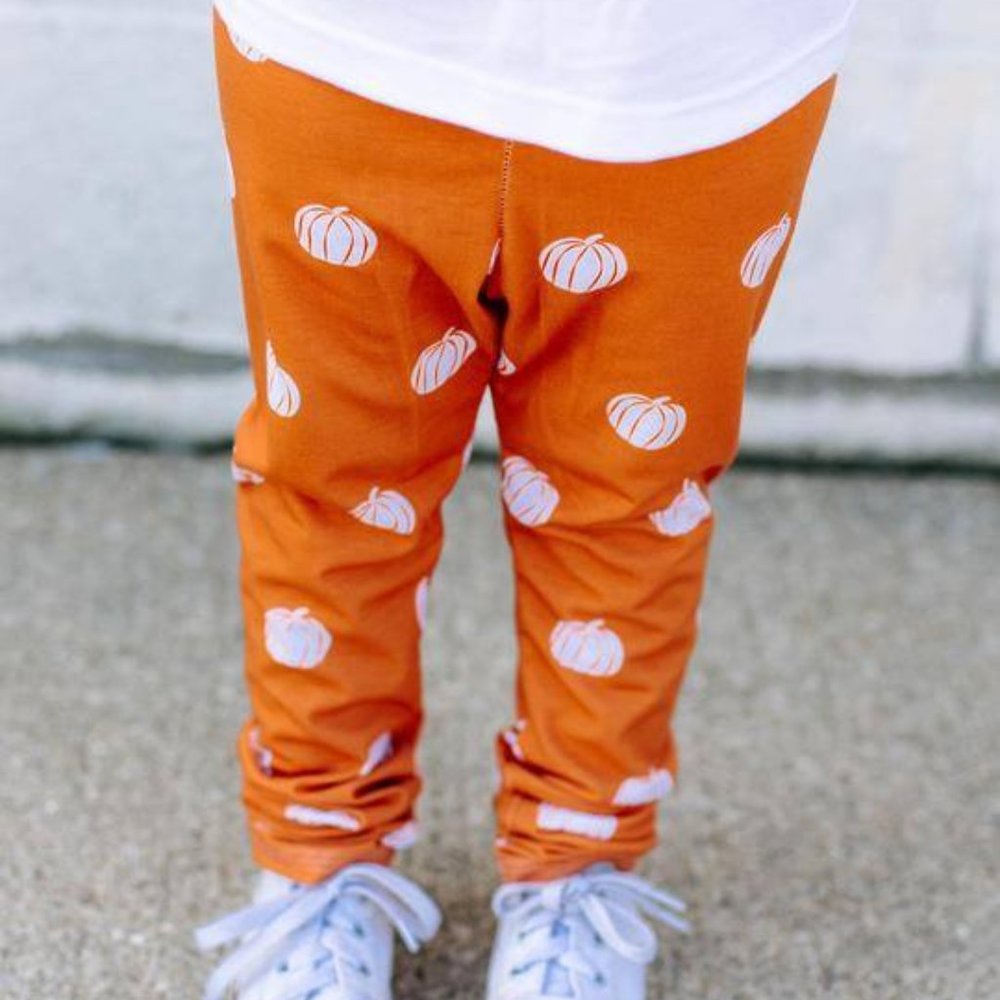 Kid's Pumpkin Leggings
